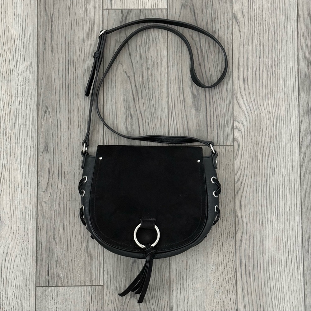 Nine West Lace Up Tassel Crossbody